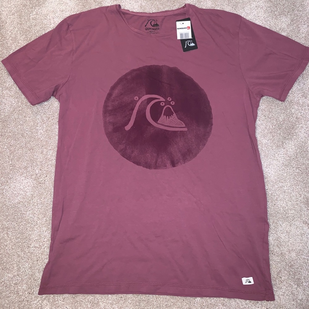 QUICKSILVER Mauve T-Shirt Sz L NWT